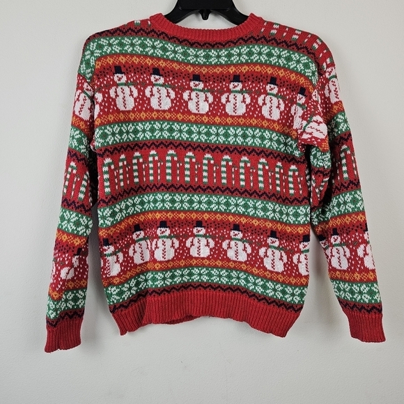 Ashley Vintage Raime Cotton Christmas Cardigan Size Small - Picture 5 of 5